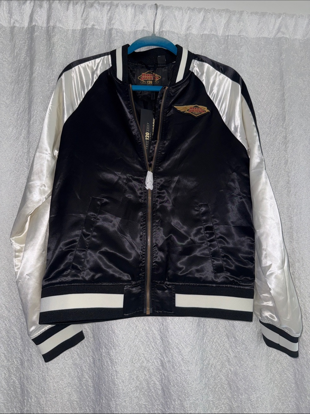 HARLEY DAVIDSON 120yr LIMITED EDITION 🏍️ Satin-Style Bomber Jacket